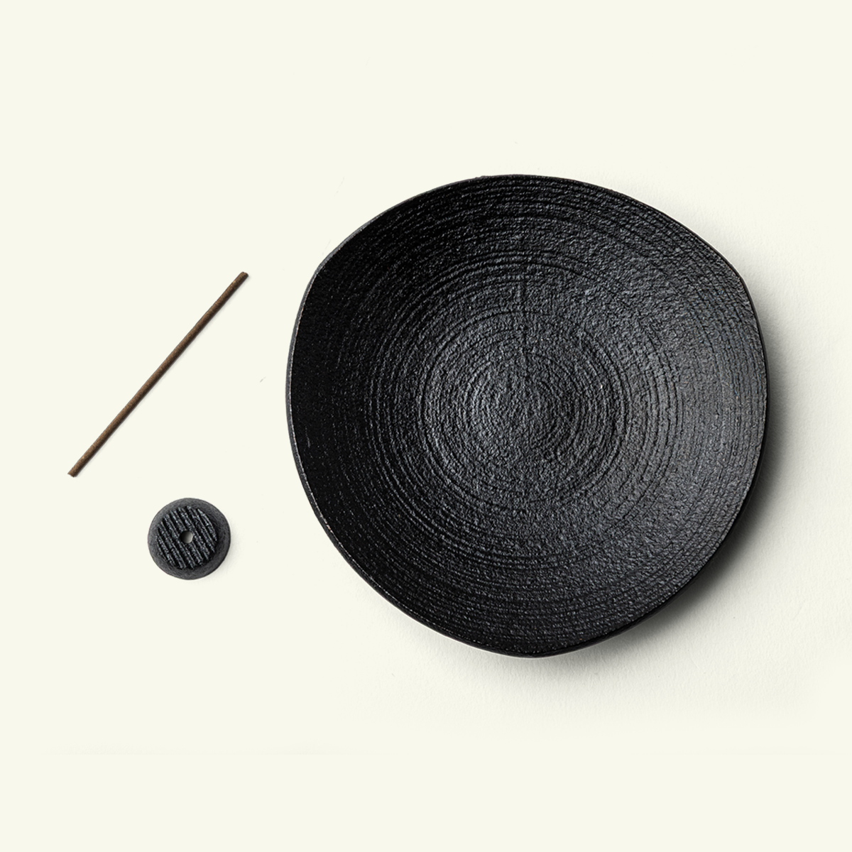 Sanpou Tri-Corner Cast Iron Incense Holder