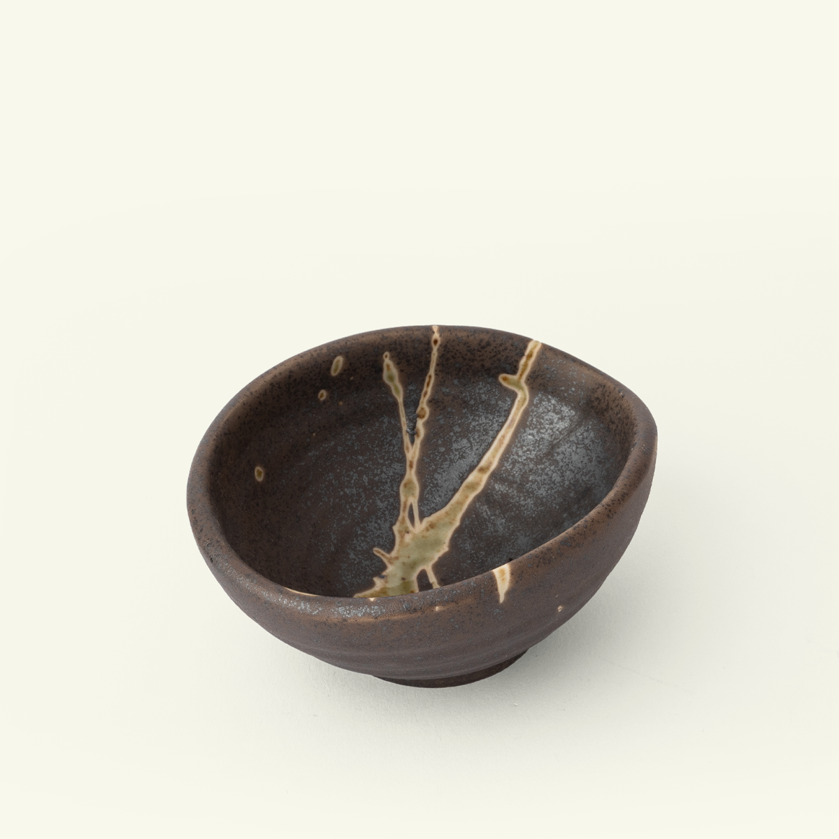 Funagata Ceramic Japanese Incense Holder With Marble Sand