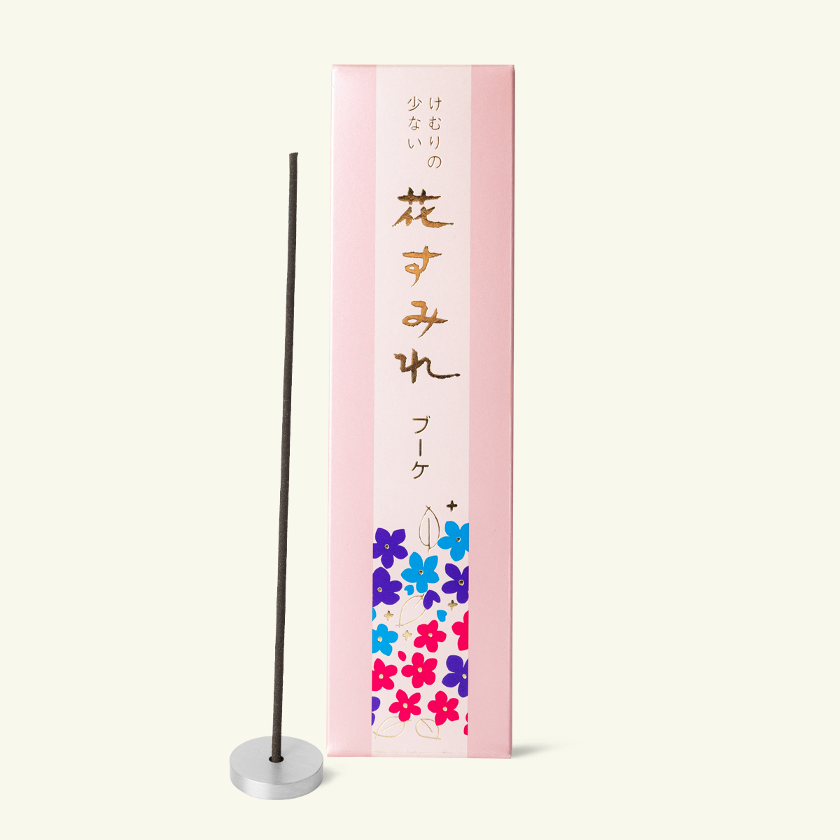 Gyokushodo Hana Sumire Bouquet violet-scented low smoke Japanese incense, 100 sticks