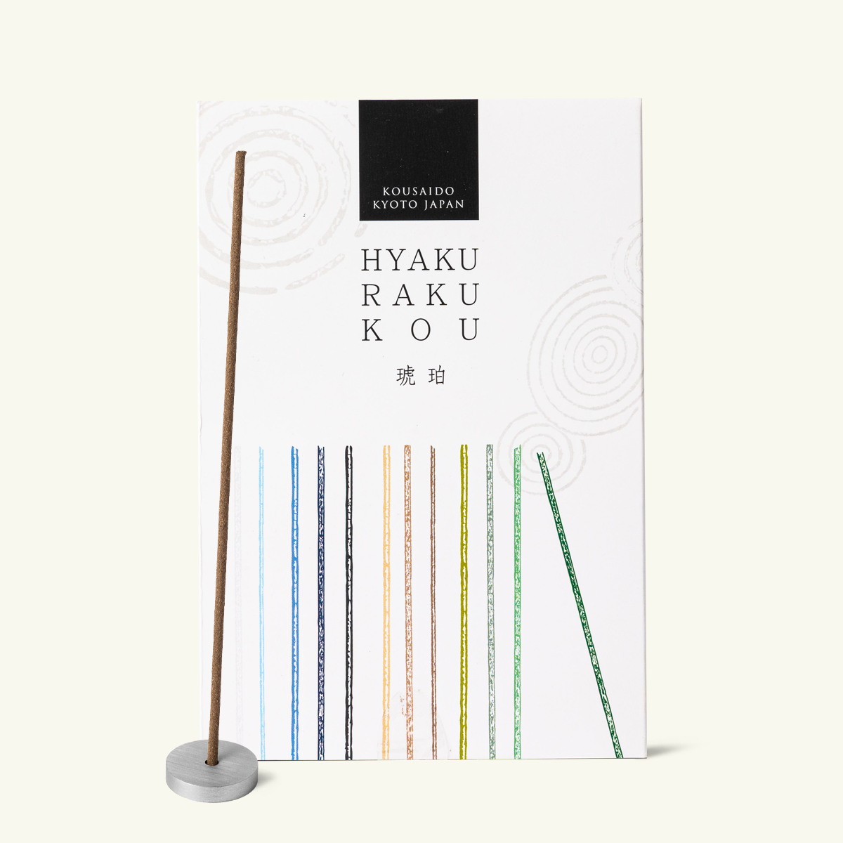 Japanese incense discovery set by Kousaido featuring Hyakurakuko assortment with multiple incense varieties