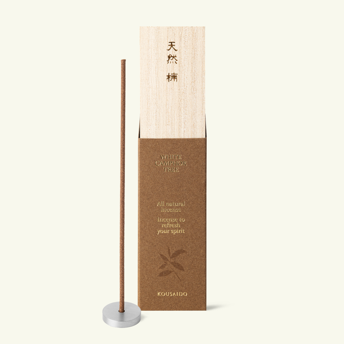 Kousaido All Natural White Camphor Japanese incense, 20 sticks