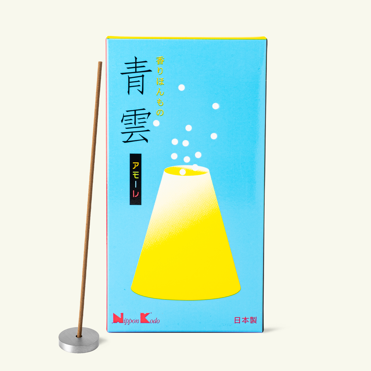 Nippon Kodo Seiun Amore Japanese incense sticks with 300 sticks, featuring a soft floral and woody fragrance for relaxation, daily rituals and creating a welcoming atmosphere