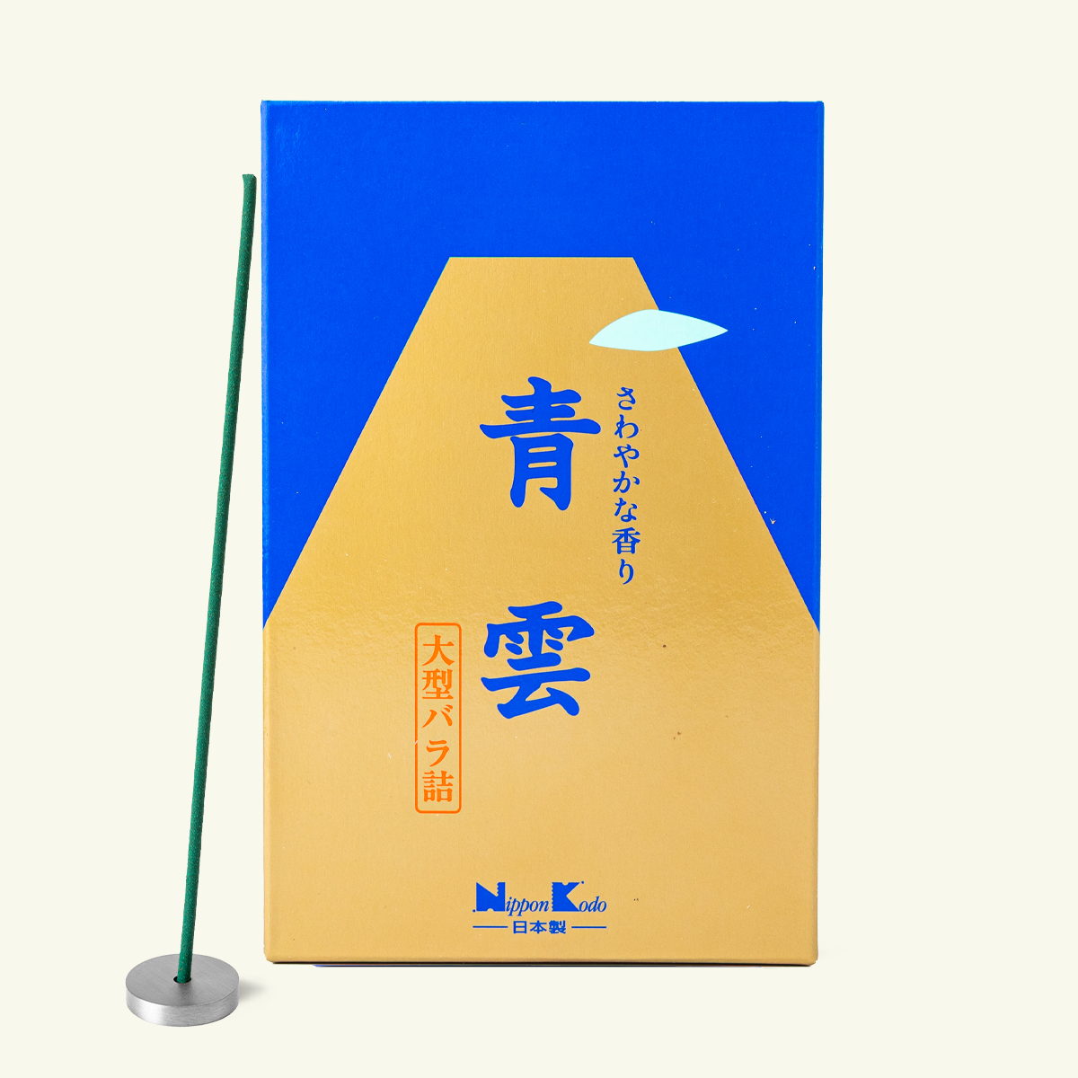 Nippon Kodo Seiun Classic Japanese sandalwood incense sticks with approximately 470 sticks, offering a fresh and calming woody fragrance for daily rituals and relaxation
