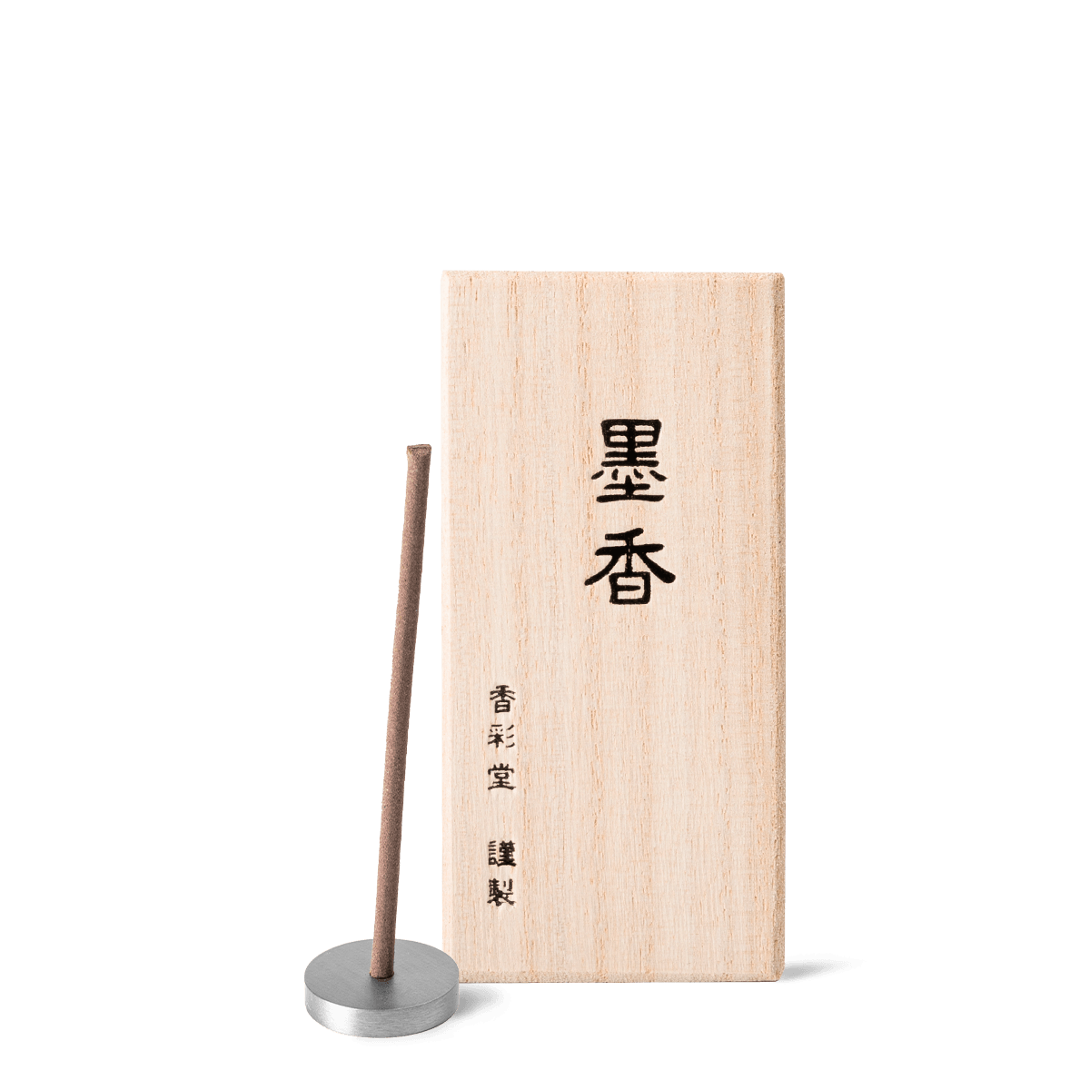 Kousaido Sumika Sumi Ink Japanese incense sticks with earthy, smoky fragrance of sandalwood, cedar, and charcoal – traditional incense inspired by Japanese calligraphy