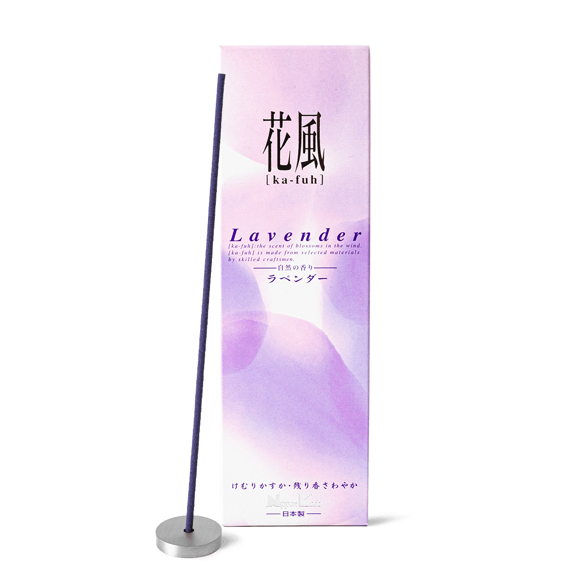 Shop Nippon Kodo Ka-Fuh Lavender incense in the UK – soothing Japanese incense with calming lavender notes. Perfect for relaxation, stress relief, and creating a tranquil atmosphere at home. Available online with fast UK delivery by Sensing.