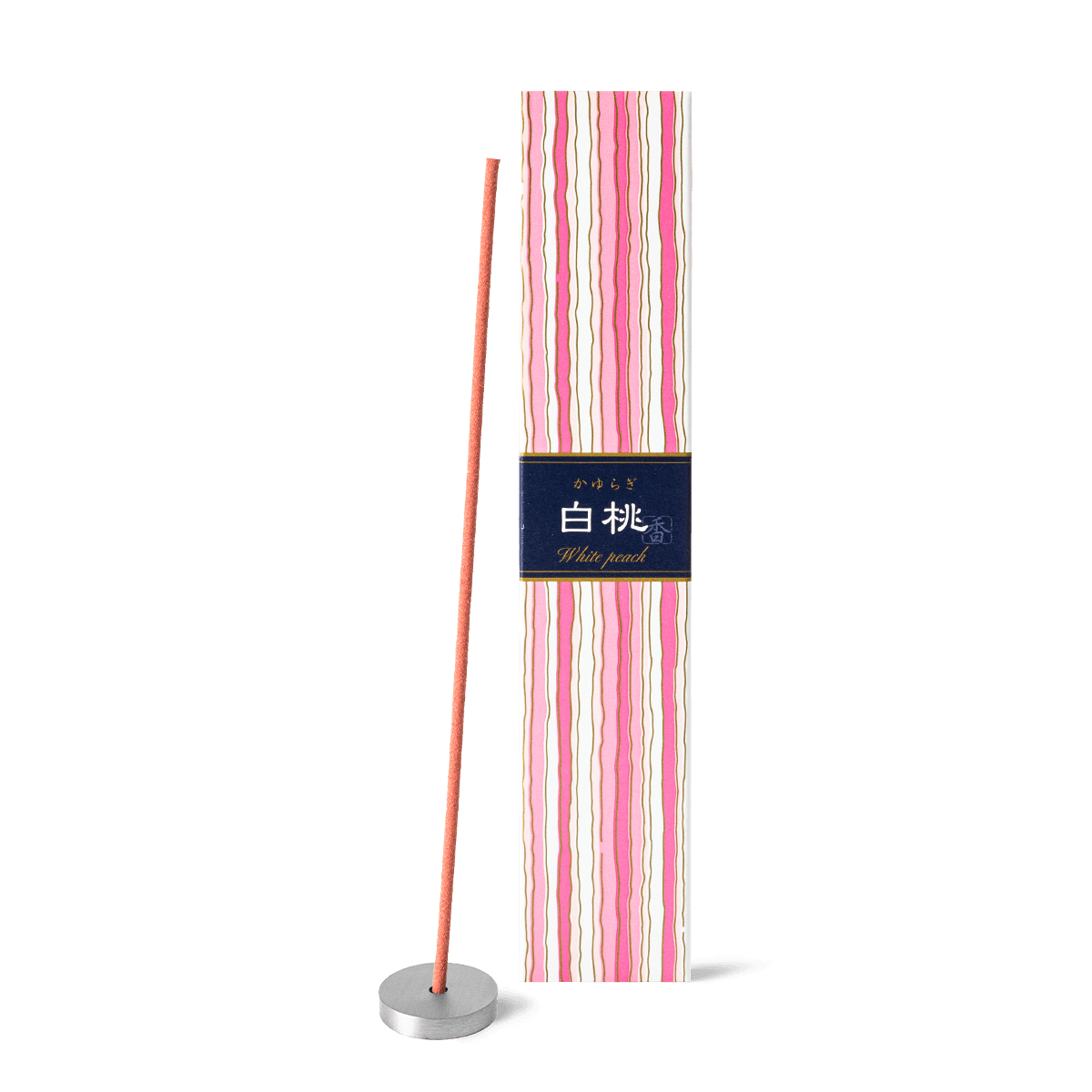 White Peach incense sticks – Nippon Kodo Kayuragi Japanese incense for refreshing, sweet peach-scented home ambiance - Sensing