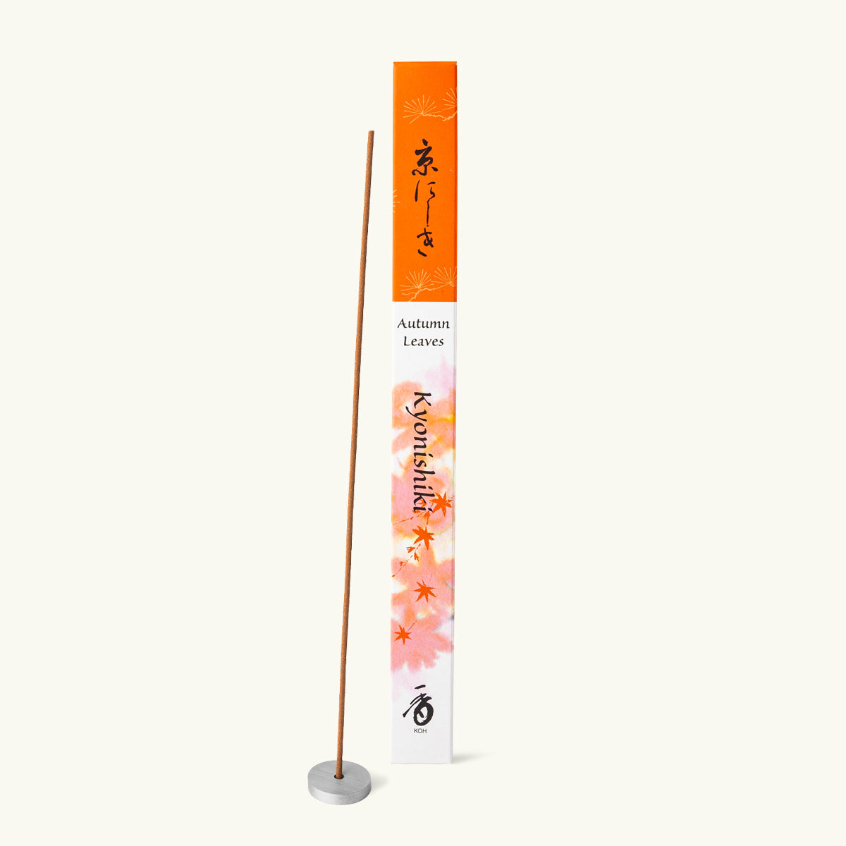Shoyeido Autumn Leaves Japanese incense sticks with sandalwood and cinnamon fragrance, handcrafted in Kyoto for relaxation and daily ritual