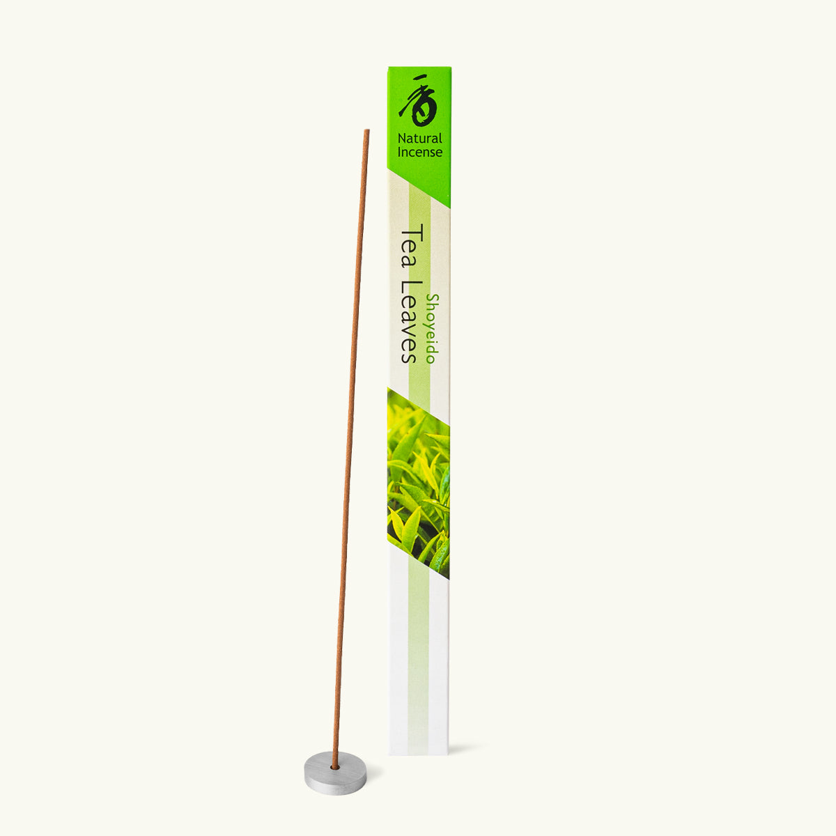 Shoyeido Green Tea Japanese incense sticks Overtones range with fresh herbal fragrance from Kyoto, 35 sticks
