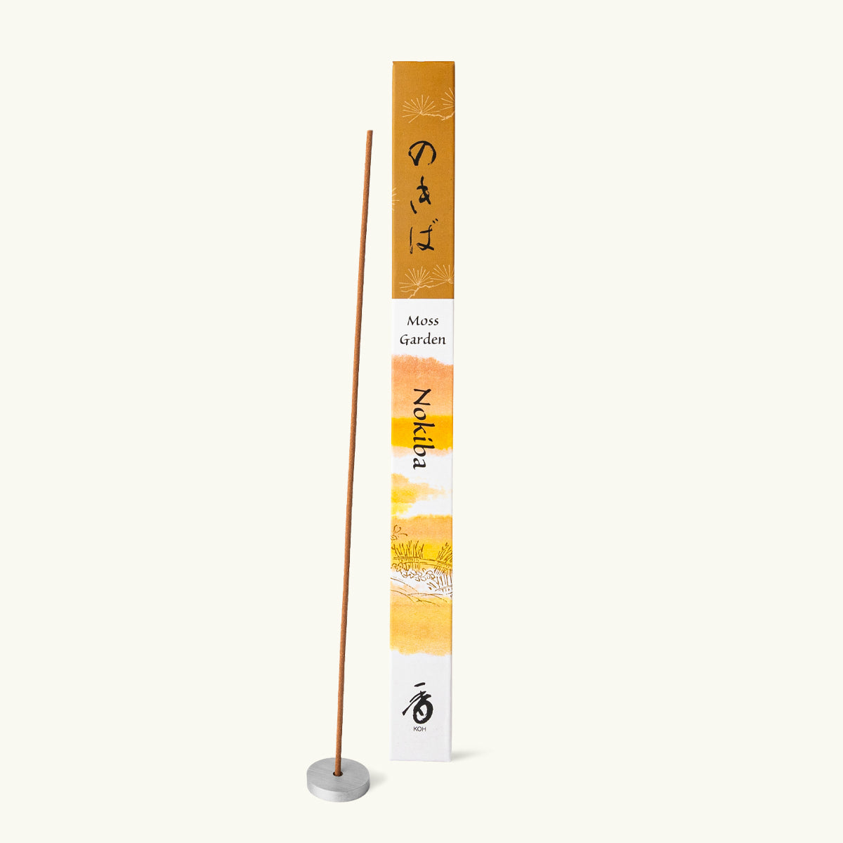 Shoyeido Moss Garden Japanese incense sticks with sandalwood and earthy moss fragrance, handcrafted in Kyoto for relaxation and daily ritual
