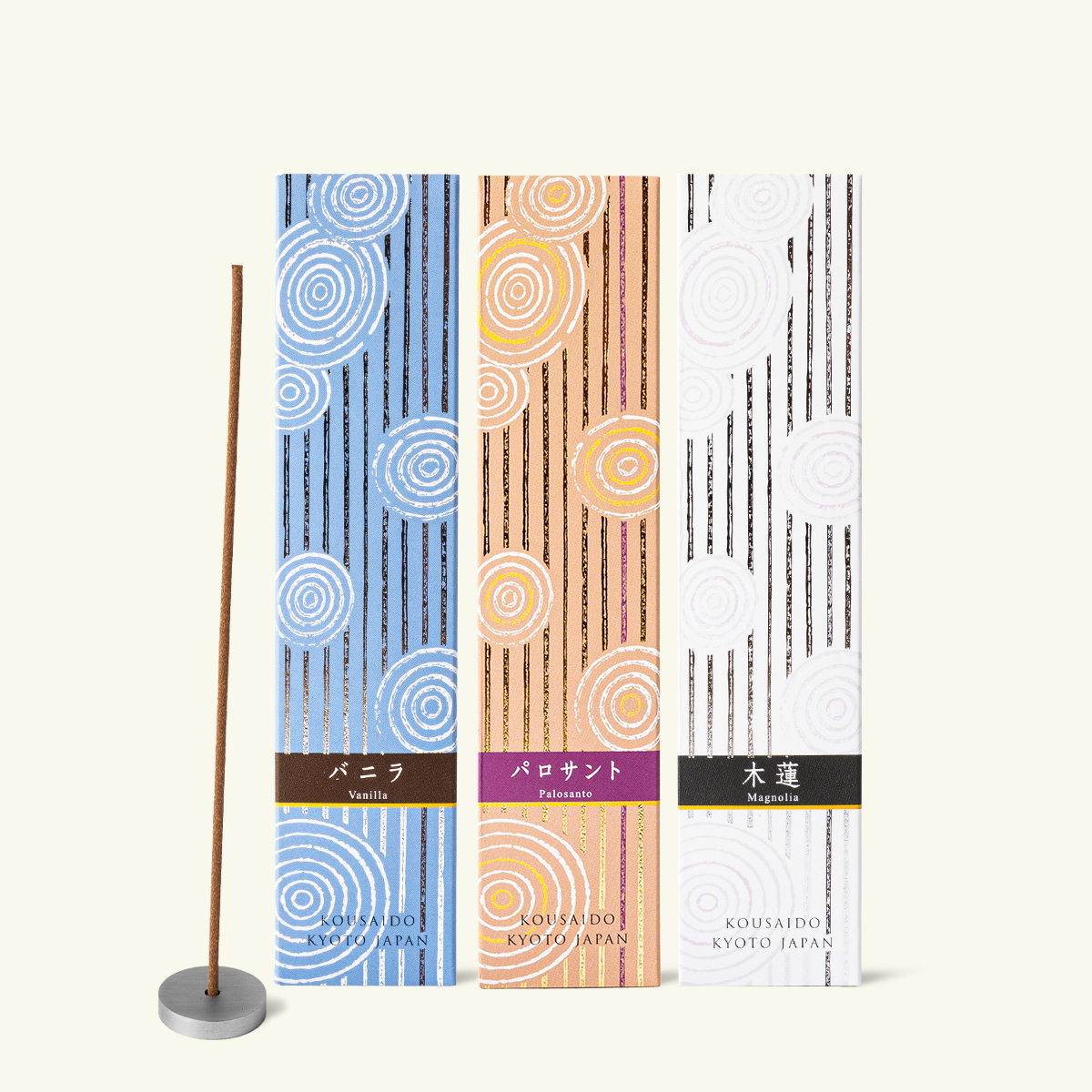 Morning to Evening Incense Set - Magnolia, Palo Santo & Vanilla