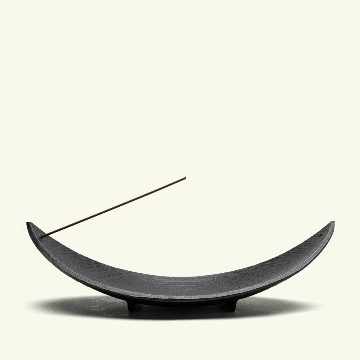 Large Japanese Cast Iron Incense Holder – Sasabune Bamboo Leaf Boat