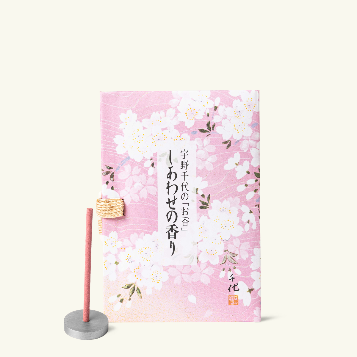 Nippon Kodo Shiawase No Kaori cherry blossom incense sticks with soft floral sakura scent, Japanese incense for calm daily rituals